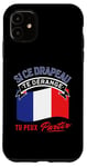 Coque pour iPhone 11 Drapeau de la France pour les Citoyens Français Patriotes