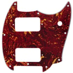 Musiclily Pro Vintage Tortoise HH Pickguard For Squier Bullet Mustang Guitar
