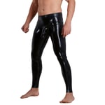 Late X Latex Trousers with Penis Sleeve Men - Black - M