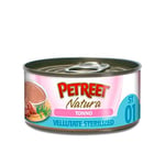 PETREET Nature St 01 Les VELLUTATE STERILIZED Thon 70 GR.