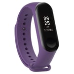KOMI Watch Strap compatible with Xiaomi mi Band 4 / mi band 3, Women Men Silicone Fitness Sports Replacement Band(Purple)