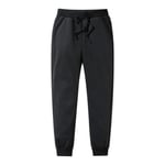 Pantalon en molleton pour homme doublÃ© en polaire Ã©paissi Pantalon de sport dÃ©contractÃ© Pantalon impermÃ©able d'hiver pour la randonnÃ©e en plein air Pantalon de survÃªtement de course,Black,XXL