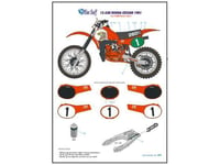 DECAL 1/12 - HONDA CR250R 1981 - BLUE STUFF - BS12-038