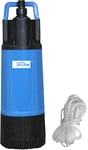 Güde Pompe submersible GDT 1200 (1200 W, volume de refoulement : 6000 l/h, hauteur de refoulement max. : 40 m, profondeur d'immersion maximale : 12 m, 4 roues en noryl, arbre en acier inoxydable, clapet anti-retour intégré, corde en nylon de 15 m)