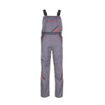 Planam 2430050 Visline Salopette de travail Taille 50 en Zinc/Orange/Ardoise