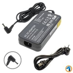 19.5V 9.23A 180W AC Adapter Charger Replacement MSI GF63 GF75 GL62 GL62M PSU