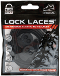 Lock Laces No Tie Shoelaces Solid Black, 120cm