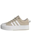 adidas Femme Bravada 2.0 Platform Shoes Chaussures, Clay Brown/FTWR White/Cyber met, 36 2/3 EU