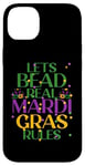 Coque pour iPhone 14 Plus LETS BEAD REAL MARDI GRAS RULES