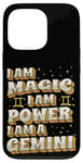 Coque pour iPhone 13 Pro Magique Gemini Power Zodiac Girl Horoscope Anniversaire