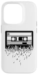 Coque pour iPhone 14 Pro Cassette art musique cassette art rétro vintage musique