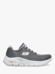 Skechers Arch Fit Big Appeal Trainers, Grey/Pink Grey 6 female Upper: synthetic/textile