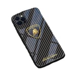 Phone case Phone case Lamborghini logotyptryck för Iphone Phone case i härdat glas iPhone11