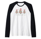 Oh Christmas Tree Funny Christmas Cakes Men Women Gifts Raglan Baseball Tee