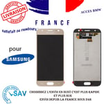 Originale Ecran LCD Complet Or Pour Samsung Galaxy J3 2017 J330F Sans Châssis