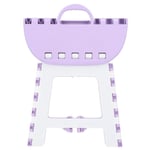 Vvikizy escabeau pour enfants Escabeau pliable en plastique pour la maison, petit escabeau pliant jardin fauteuil Violet clair