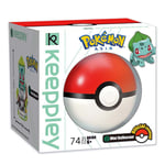 Keeppley Building Blocks Toy #B0104 : Pokemon Mini Bulbasaur & Pokeball(74pcs)