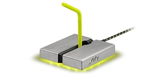 Xtrfy B1, Bungee de Souris avec Hub USB (4 ports), Rétro-Éclairage LED, Support de Câble pour Souris de Gaming, Optimisé esports, antidérapant, Xtrfy Yellow