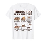 Things I Do In My Spare Time Reading Books Lover T-Shirt