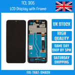 TCL 305 6102D Replacement LCD Touch Screen Display Digitizer Assembly with Frame