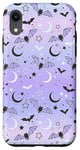 Coque pour iPhone XR Coque motif chauve-souris d'Halloween