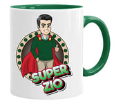 Super Hero Tasse / Mug - Super Zio meilleur du monde - Idées cadeaux fête des pères / Bon Anniversaire/tasses originales de café