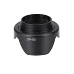 ES-62II Camera DSLR Lens Hood for Canon 50mm f/1.8 II with Lenses Cap