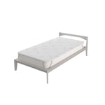 Surmatelas Memory avec Doublure, Silver, 80x190cm