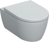 Geberit iCon Set Wc Toilette Mur Siège de Fond Creux Revêtement sans Bord Lavage