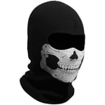 Spök Mask Skalle Balaclava MW2 Skelett Dräkt Hel Huvud Skid Snood Mask Stickad Vindtät för Cykel Skateboard Motorcykel Snowboard Utomhussporter