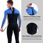 XXL 3mm Neoprene Wetsuit For Men Back Zip Full Body Diving Suit For Snorkel BGS