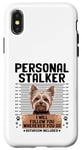 Coque pour iPhone X/XS Personnel Stalker Yorkshire Terrier Yorkshire Chien Yorkshire Yorkshire