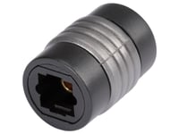 Hicon Toslink Digital Lyd Adapter [1X Toslink-Tilslutning (Odt) - 1X Toslink-Tilslutning (Odt)] 0.00 M Sort