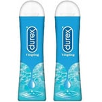 Durex Tingling Play Tingle Lubricant 2 Bottles (100ml) Condom Friendly