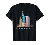 NYC New York City skylines statue of liberty T-Shirt