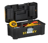 Caisse à outils vide cadenassable plastique Stanley 30 cm