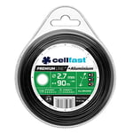 Cellfast Fil De Coupe Fil De Débroussailleuse Renforcé Acier Trempé Et Résistant Premium Rond 2,7 mm 90 m