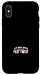 Coque pour iPhone X/XS Film Plott Twist Regardez le film Cinephile Movie Buff