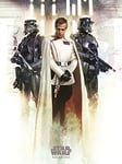 Pyramid International "Krennic and Death Troopers Star Wars Rogue One Canvas Print, Multi-Colour, 60 x 80 cm