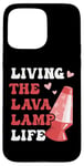 Coque pour iPhone 15 Pro Max Lampe à lave Life Collector années 70 hippie vintage