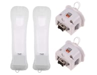 2x Motion Plus Adaptateur Avec Housse De Protection Pour Nnintendo Wii Wii U Télécommande Wii Blanche Marque Qumox