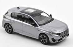 NOREV - Voiture de 2021 couleur grise – PEUGEOT 308 GT - 1/43 - NOREV473931