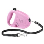 Ferplast Laisse Chien Enrouleur Flippy One, Laisse pour Petits Chiens jusqu'à 12 Kg. Cordon Extensible Max 4,5 m. Bouton Unique pour verrouiller et déverrouiller, Lilas