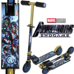 Avengers End Game Inline Folding Scooter With Rear Brake Marvel Hulk Iron Man