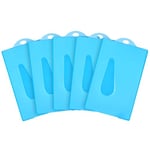 Vicloon Porte-Badge Transparent, 5Pcs Porte-Badge en Plastique, 2 Cartes Porte-Carte d'Identité Transparent pour Les Cartes D'identité Scolaires de Bureau Cartes de Conduire et Laissez-Passer