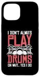 Coque pour iPhone 15 Drums Instrument Funny Playing Musical Leçon