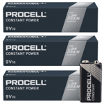 30 x Duracell Procell Constant 9V Alkaline Smoke Alarm MN1604 PP3 Batteries