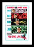 James Bond - You Only Live Twice Teaser - 30 x 40cm Framed Print - Sean Connery