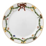 Royal Copenhagen - Stjerne Riflet Jul tallerken 27 cm