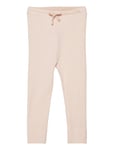 Rib Jersey Leggings W. String Pink Copenhagen Colors